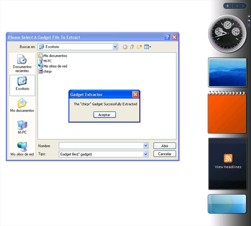 Free Windows Vista Sidebar Gadgets
